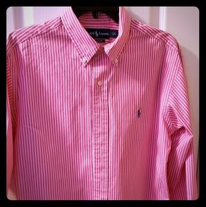 Mens Large Polo Dress shirt